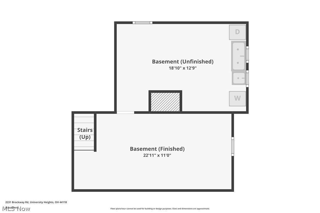 2231 Brockway Road University Heights, OH 44118 - Photo 45 of 46 Lower level floor plan