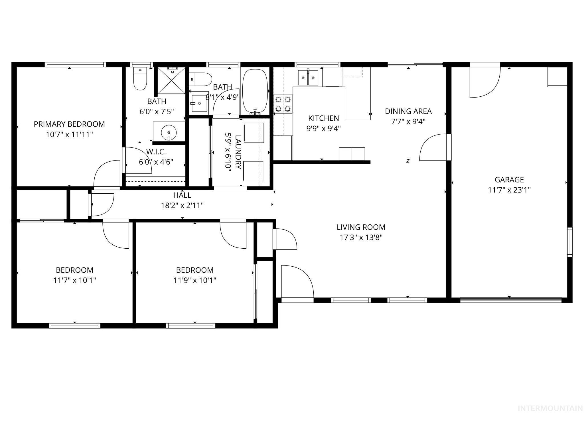 433 Ridgeway Drive Twin Falls, ID 83301 - Photo 18 of 18 View of property floor plan
