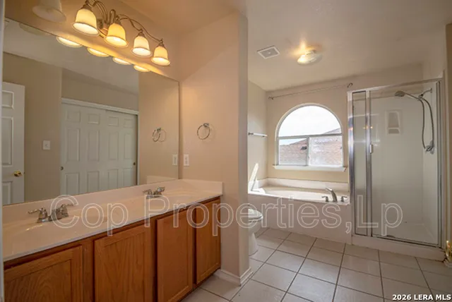 a bathroom with a sink a mirror and a bathtub