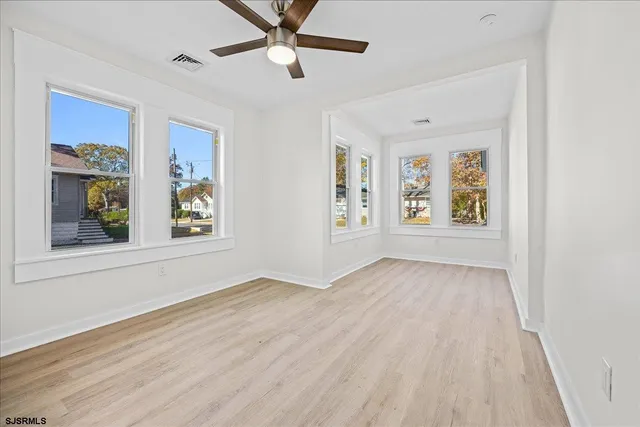 wooden floor in an empty room