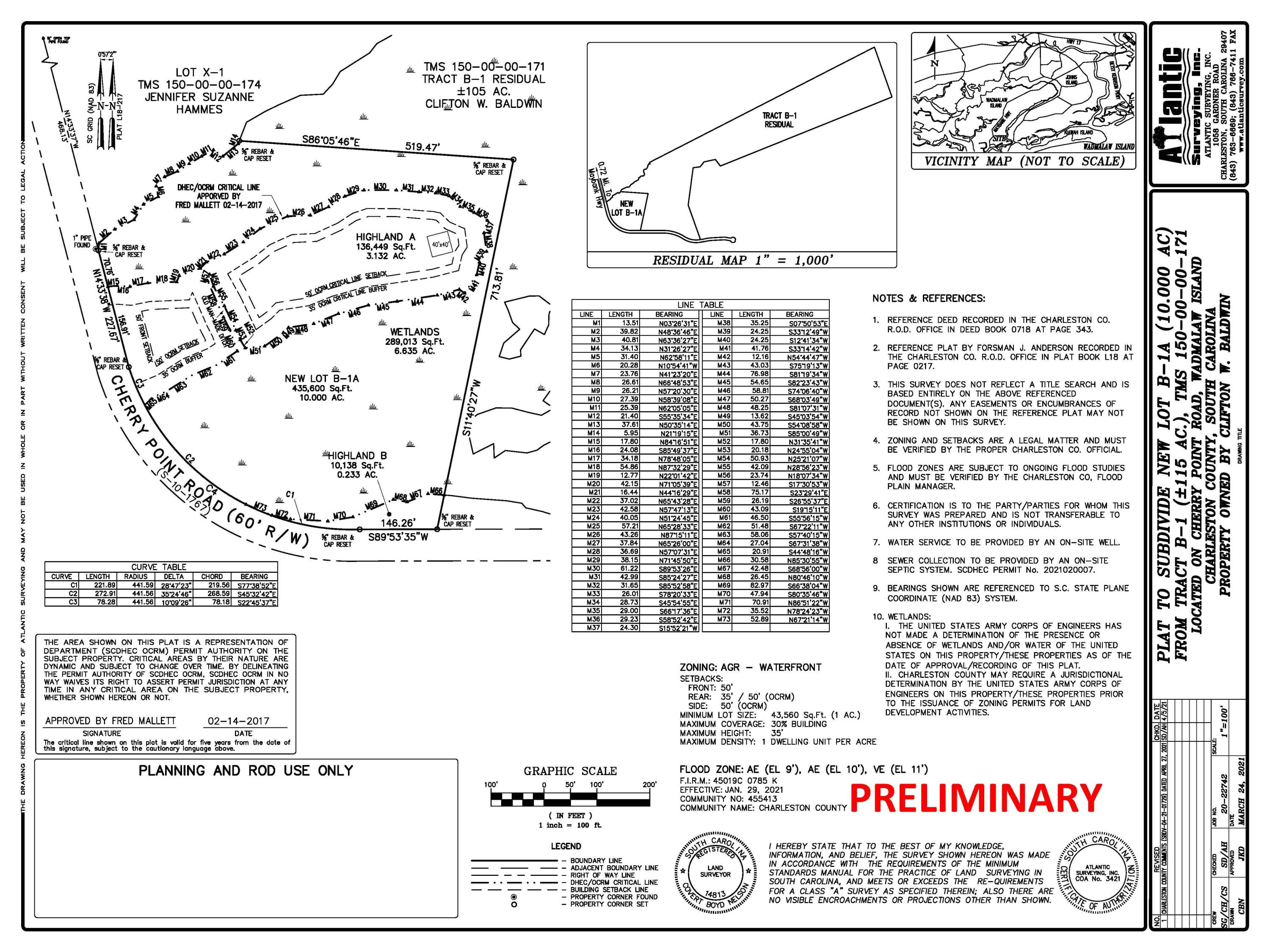 2688 Cherry Point Road Wadmalaw Island, SC 29487 - Photo 6 of 6 survey 23