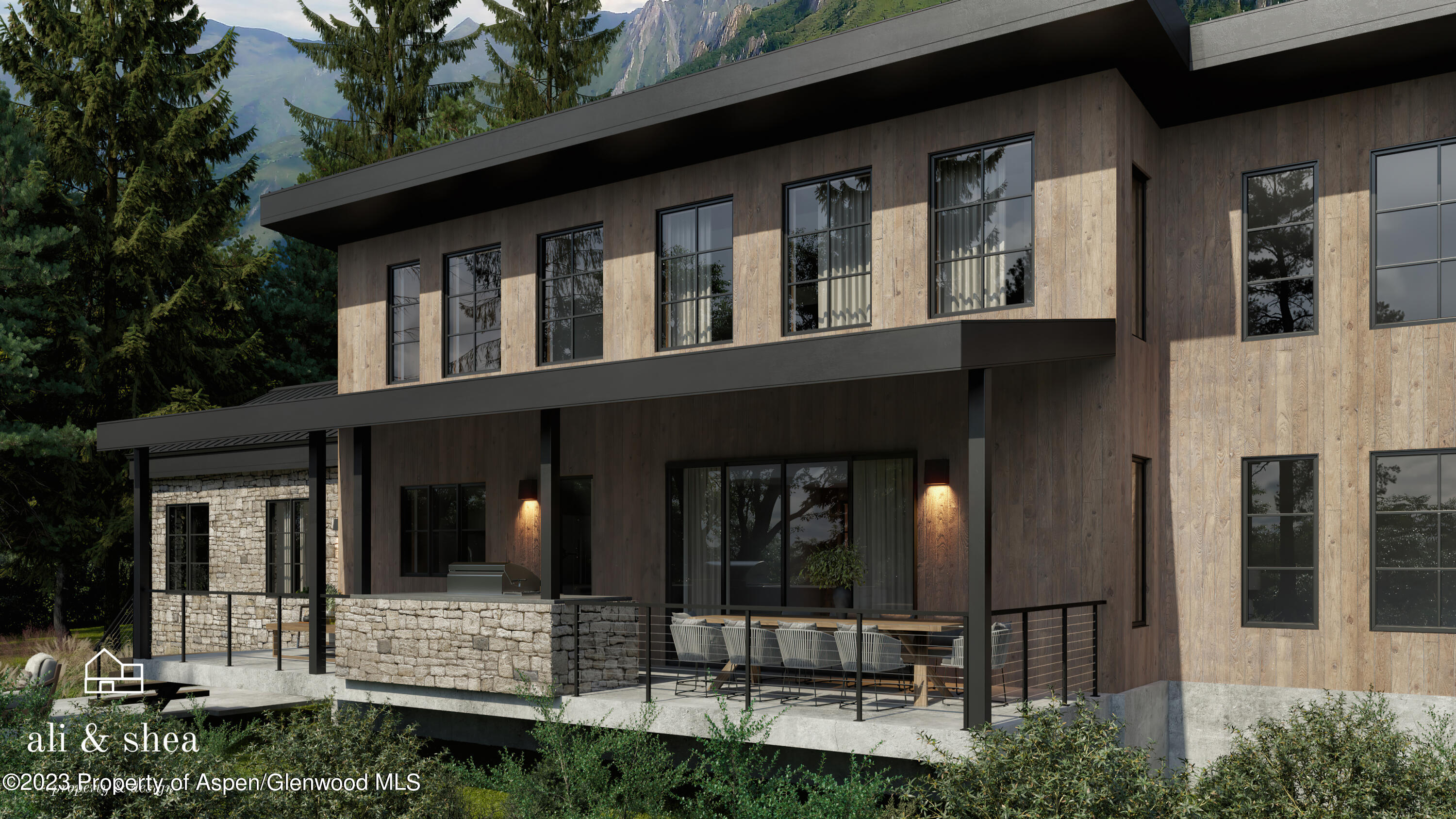 54 Red Tail Lane Aspen, CO 81611 - Photo 3 of 15 a front view of a house with a yard