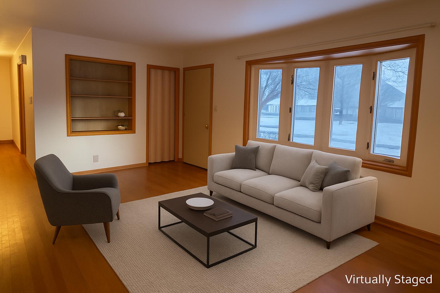 1716 George Street Manitowoc, WI 54220 - Photo 4 of 28 5 living room staged