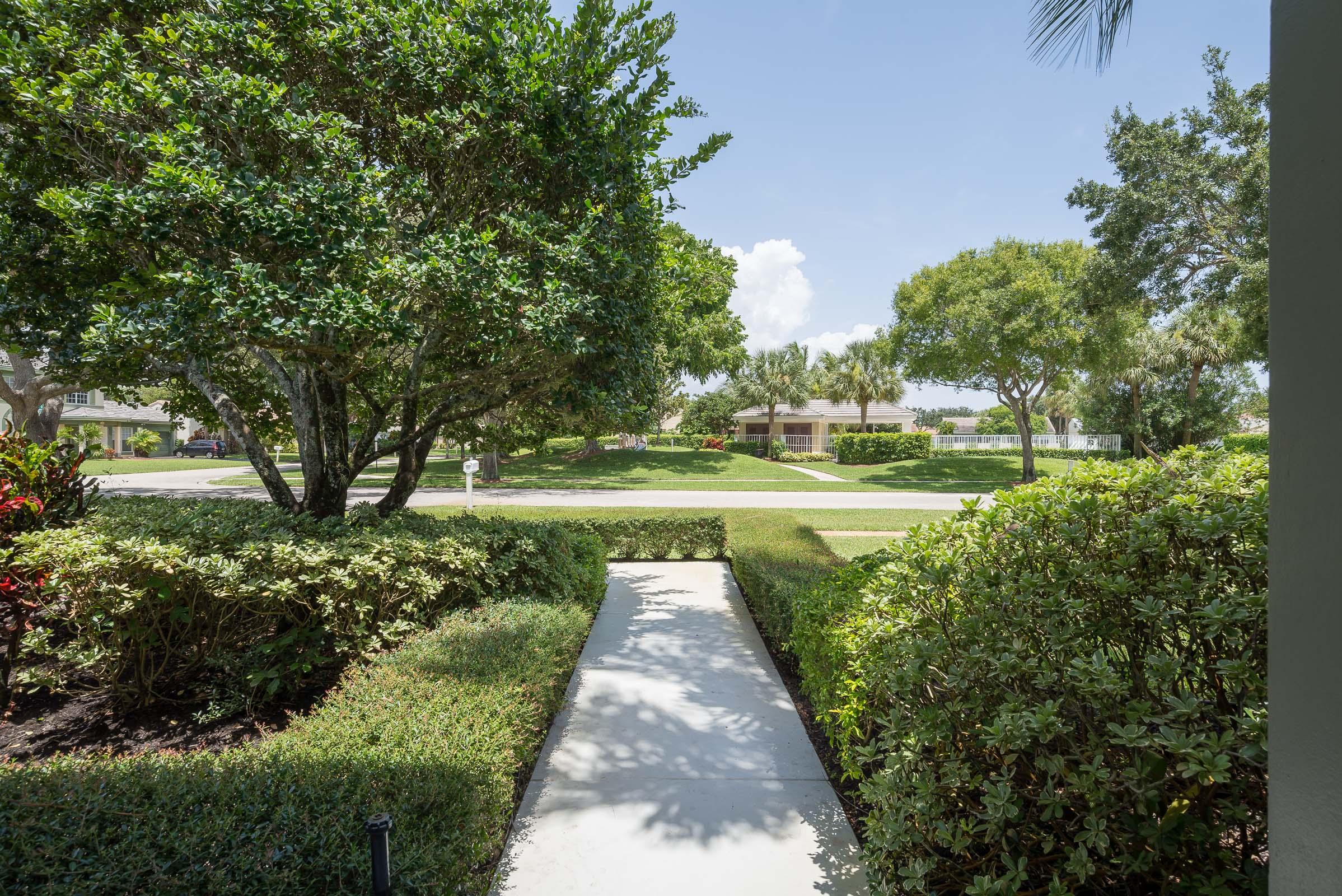 3910 Sabal Lakes Road Delray Beach, FL 33445 - Photo 34 of 37 VIEW OUT FRONT DOOR
