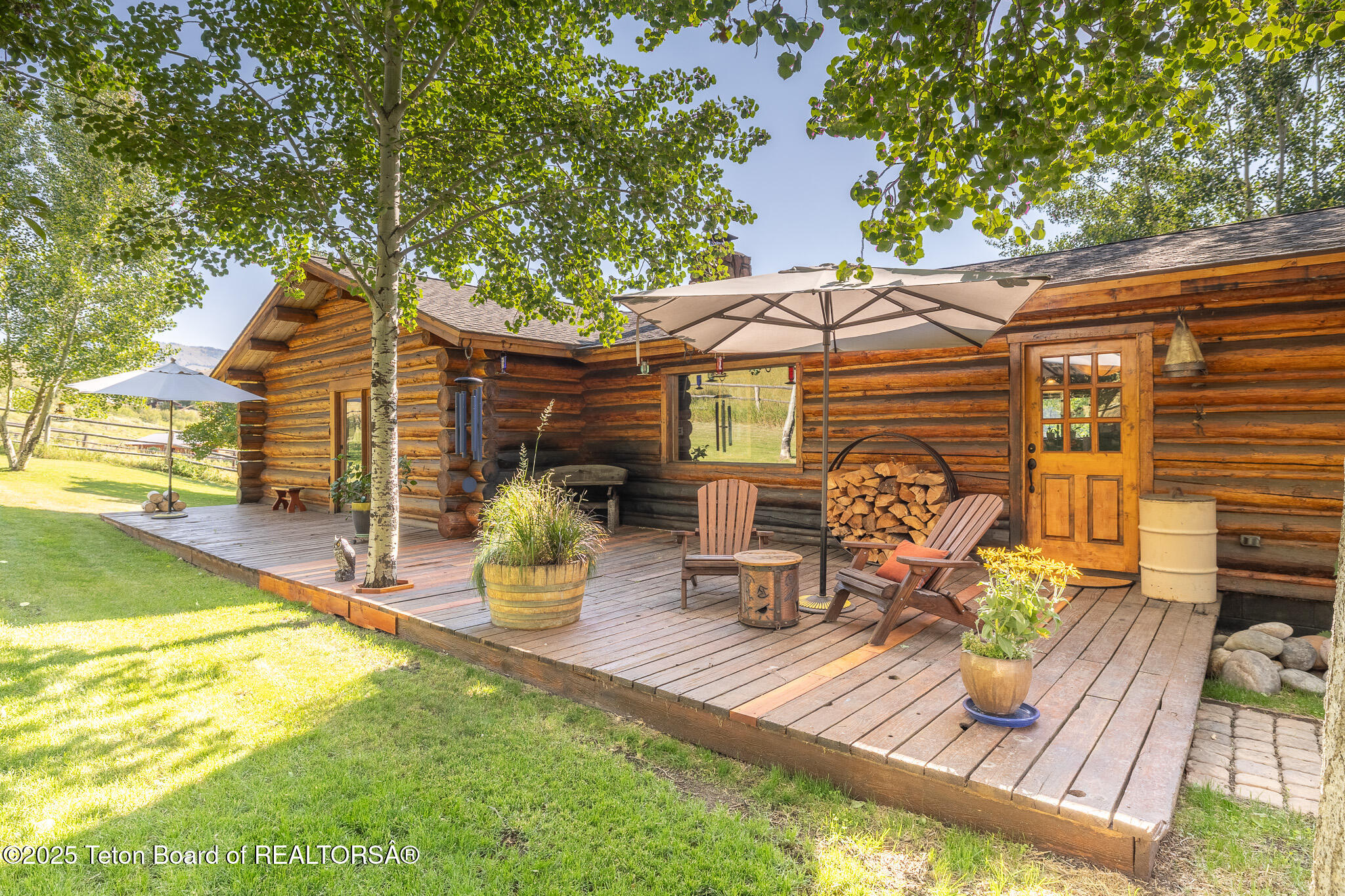 9375 Cole Canyon Road Jackson, WY 83001 - Photo 27 of 39 Back deck