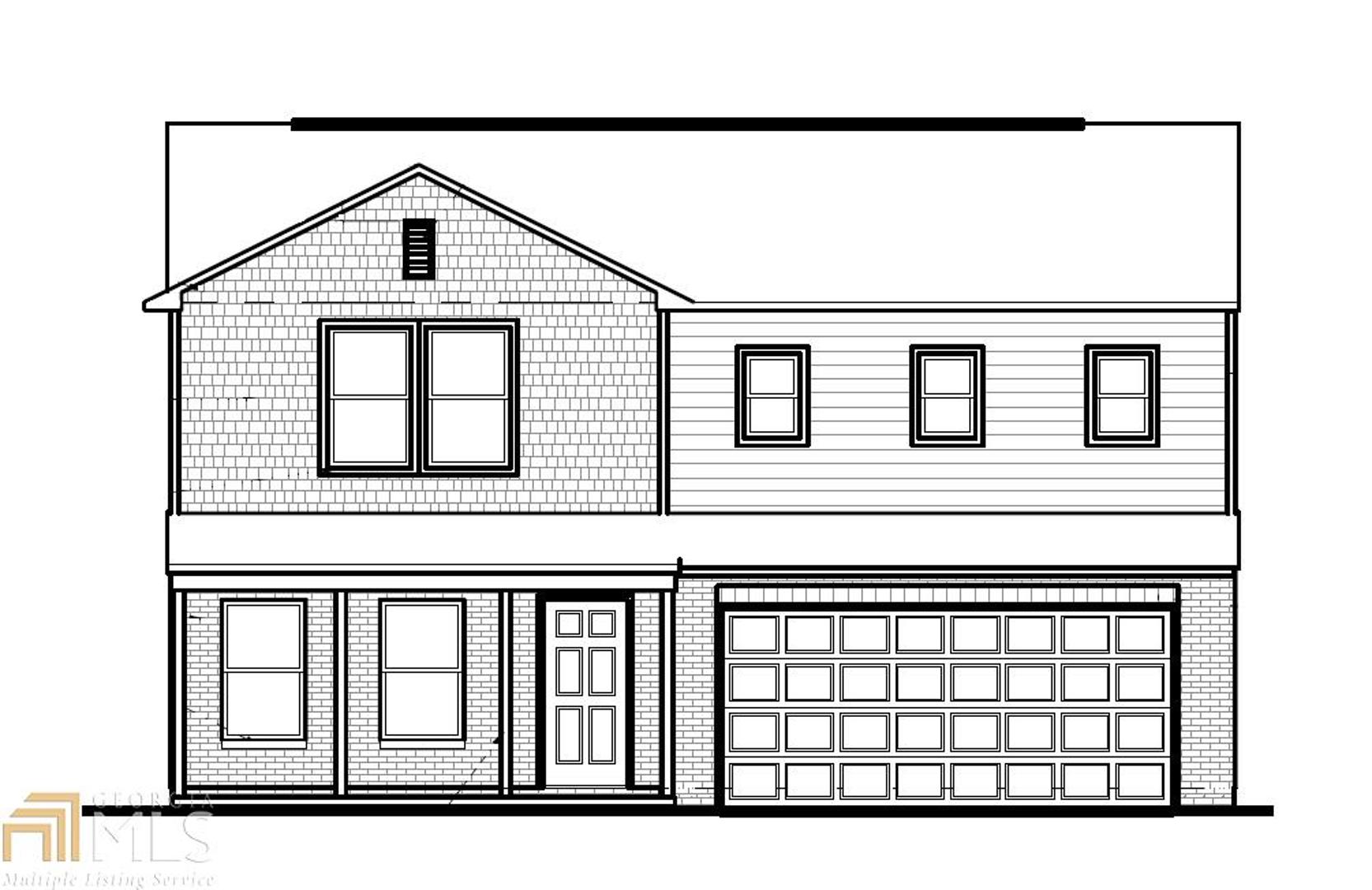 7306 Monastery Road, Unit 143 Fairburn, GA 30213 - Photo 1 of 1 a black and white photo of a house