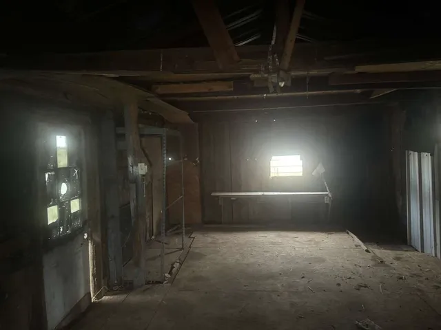 a view of empty room