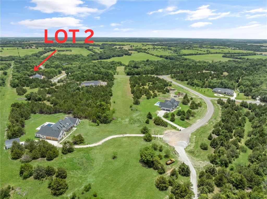 Aerial View of 2314 Cedar Ridge Trail Lot 2
