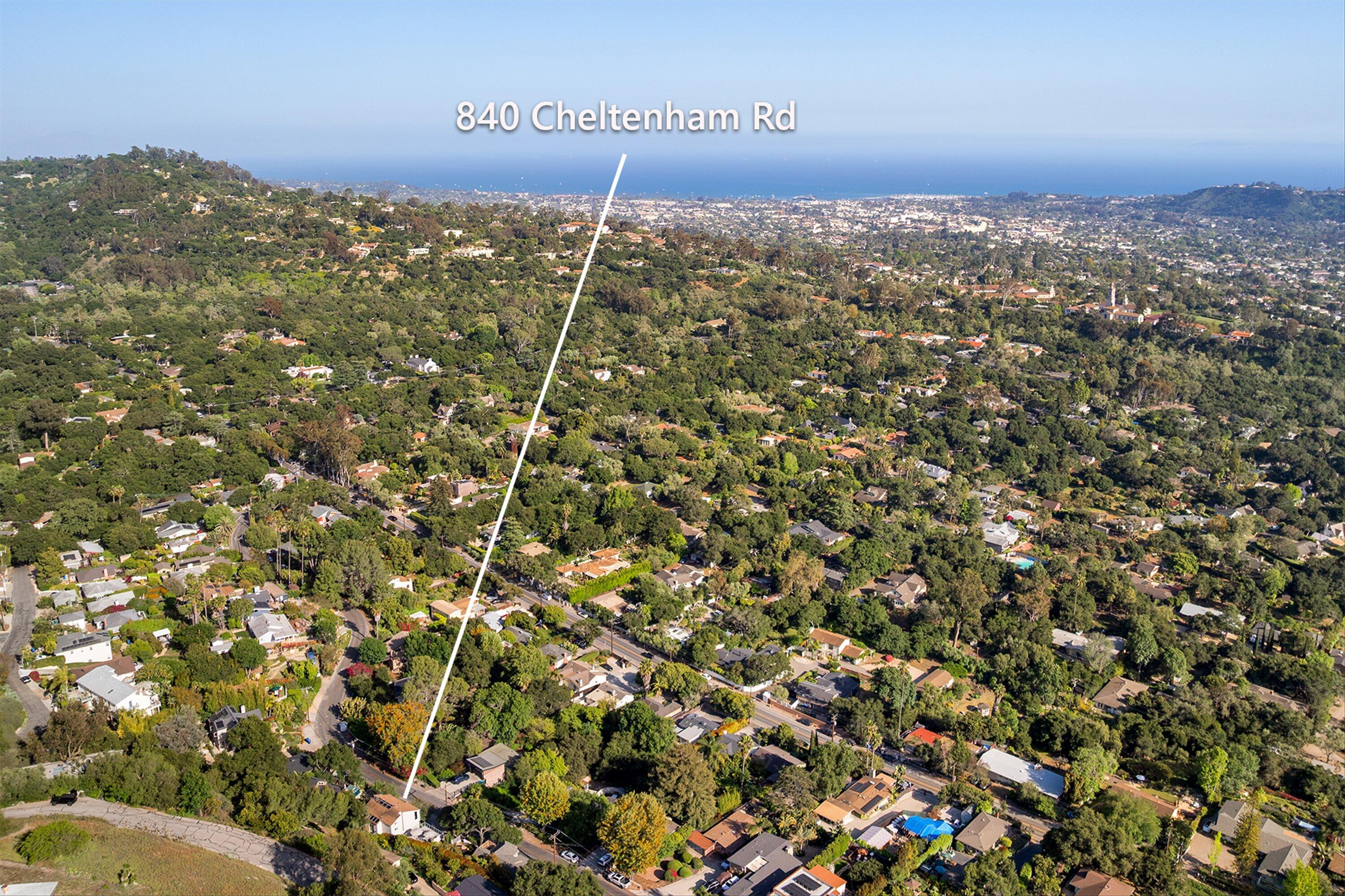 840 Cheltenham Road Santa Barbara, CA 93105 - Photo 33 of 36 Aerial