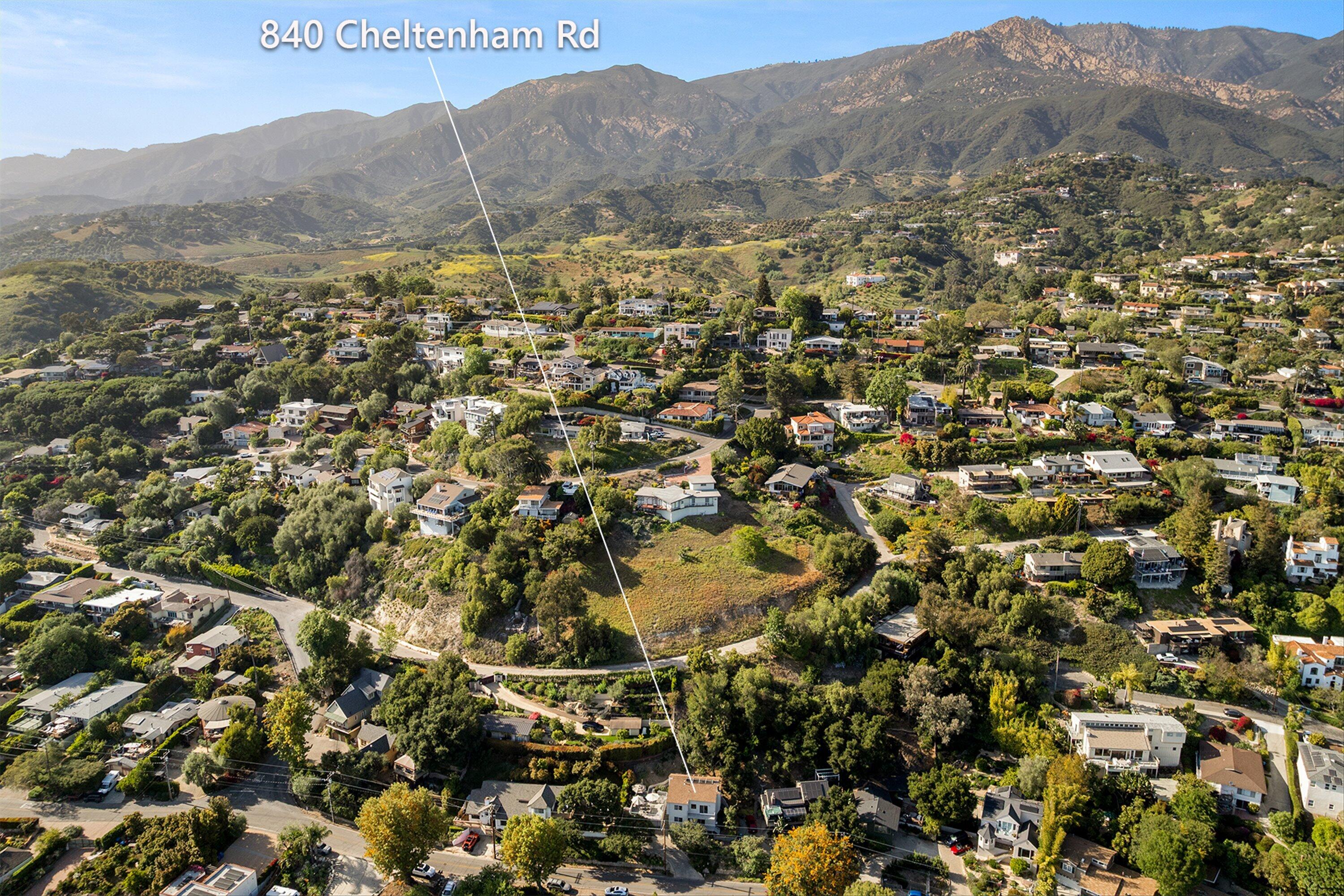 840 Cheltenham Road Santa Barbara, CA 93105 - Photo 35 of 36 Aerial