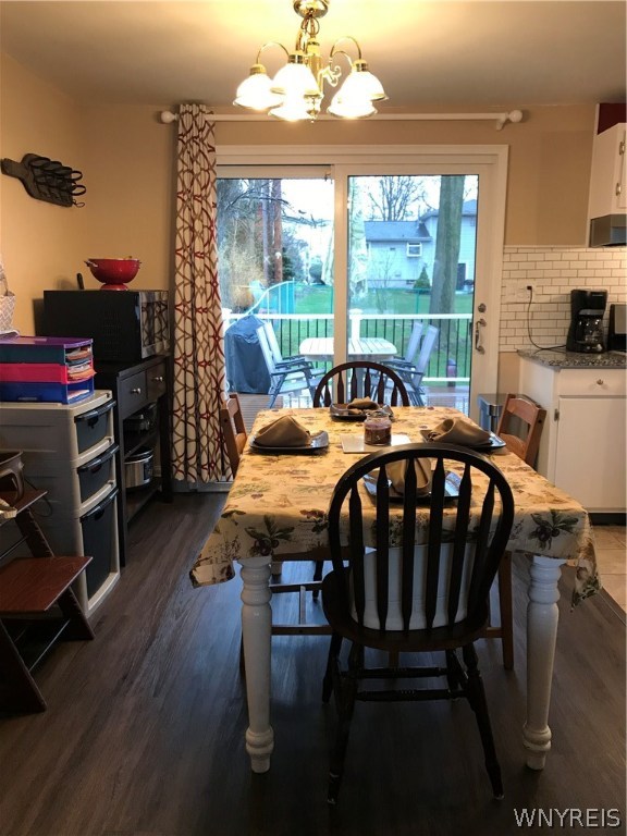 33 Anthony Drive Lancaster, NY 14043 - Photo 10 of 22 New floors in dining room - sliding doors to trex
