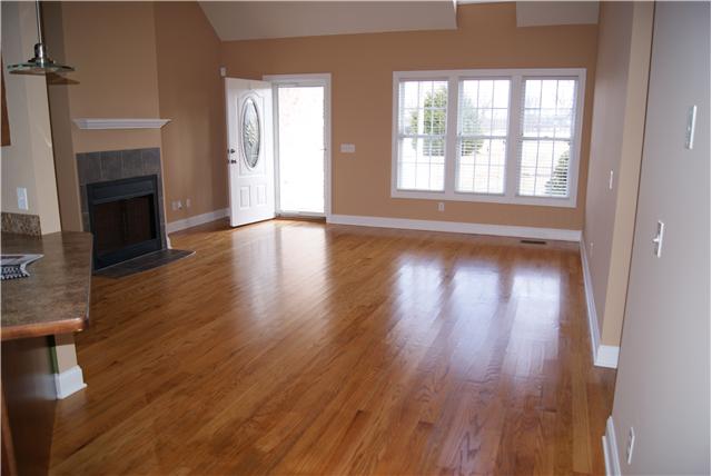 4808 Somerville Road Cross Plains, TN 37049 - Photo 14 of 18 an empty room with wooden floor fireplace and windows