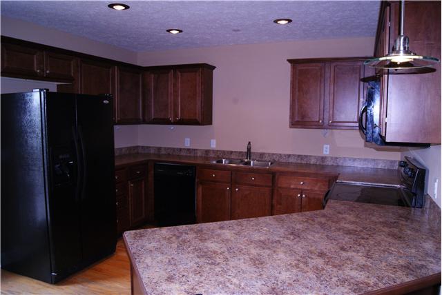 4808 Somerville Road Cross Plains, TN 37049 - Photo 4 of 18 a kitchen with granite countertop a refrigerator and a sink