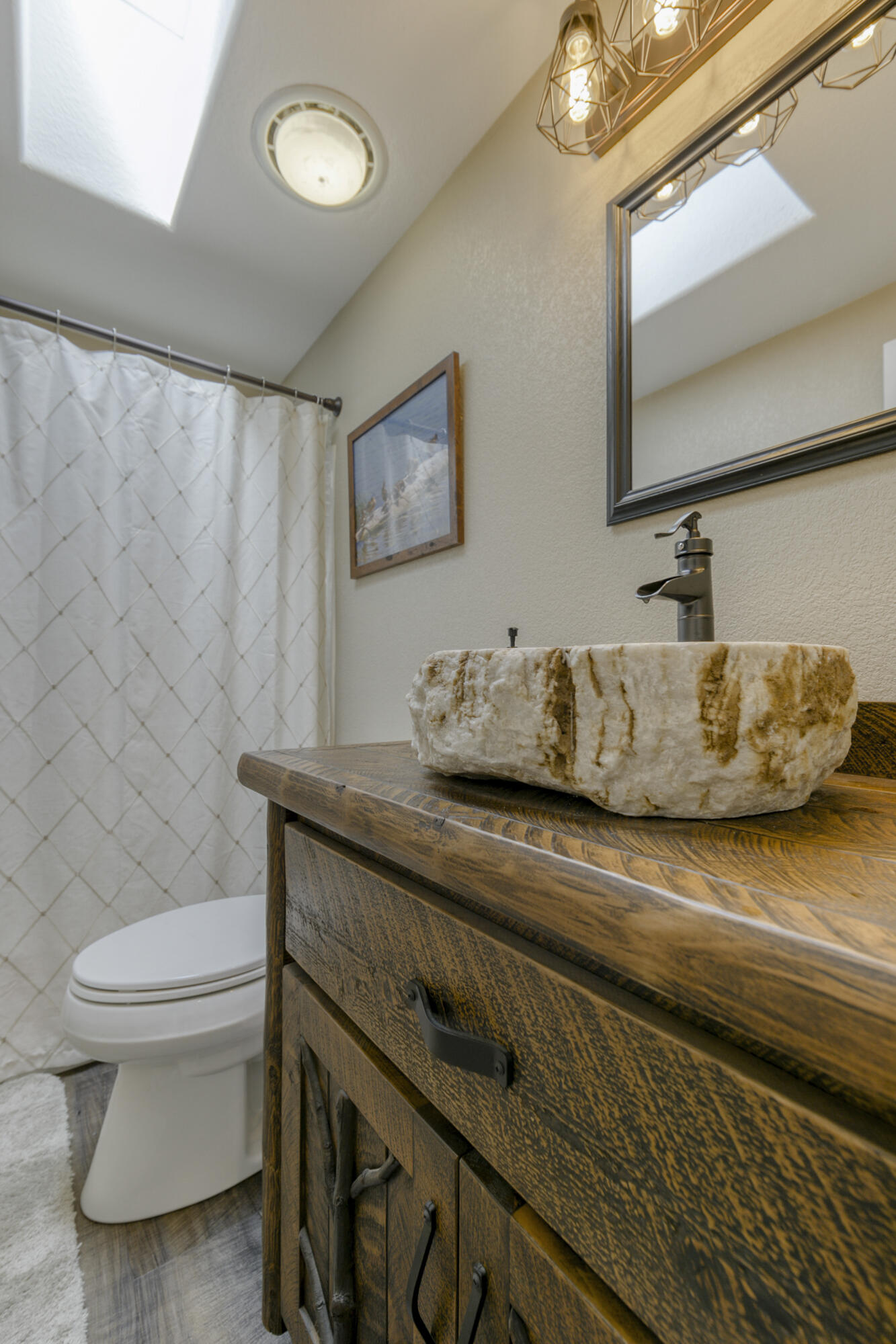 28914 Whitmore Road Whitmore, CA 96096 - Photo 89 of 187 Hall Bath with Vessel Sink