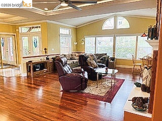 552 Bean Creek Road, Unit SPC 94 Scotts Valley, CA 95066 - Photo 5 of 23 a living room with fireplace furniture and a large window