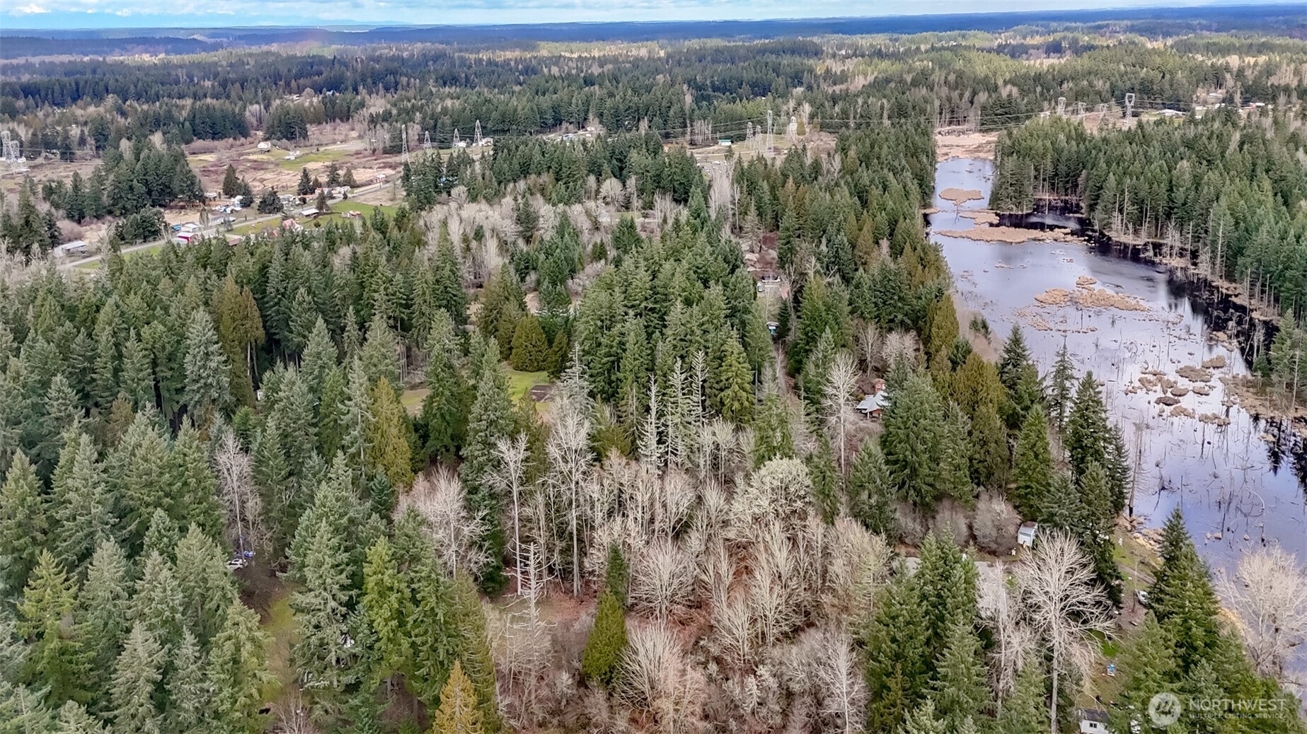 7308 335th St Court South Roy, WA 98580 - Photo 18 of 21 an aerial view of residential house with outdoor space