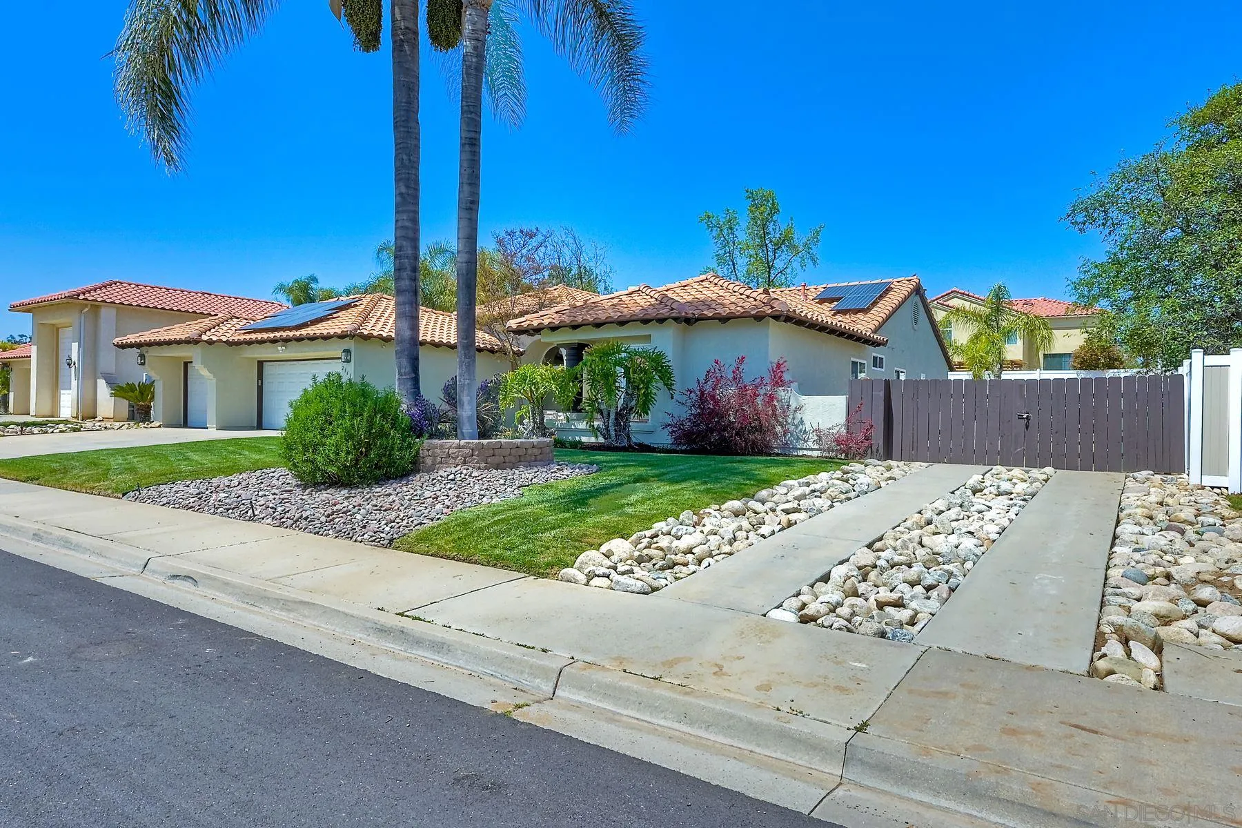 2866 Manzanita View Road Alpine, CA 91901 - Photo 3 of 39 a front view of a house with garden