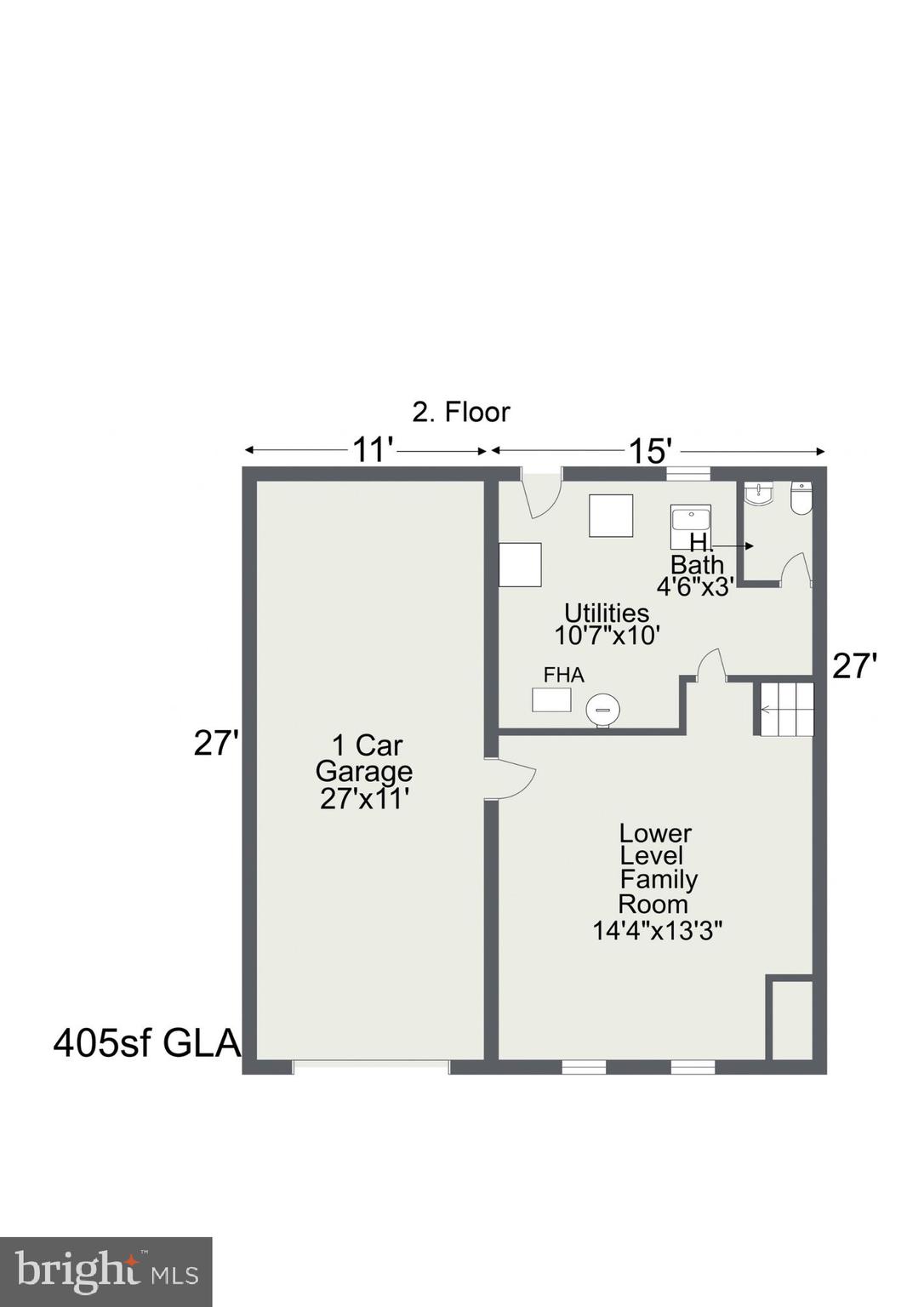 616 Southmont Road Catonsville, MD 21228 - Photo 42 of 42 Floor Plan - Lower Level