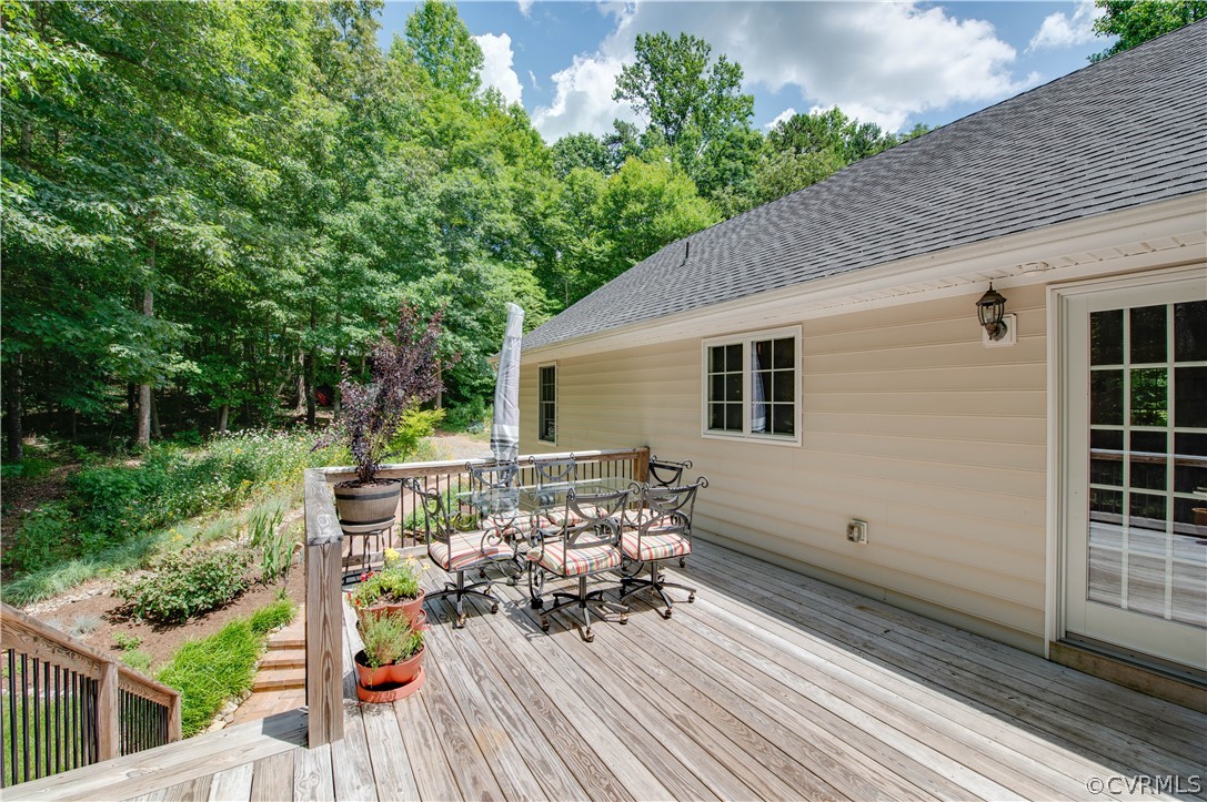3940 Whitehall Road Sandy Hook, VA 23153 - Photo 16 of 49 a view of balcony with seating space