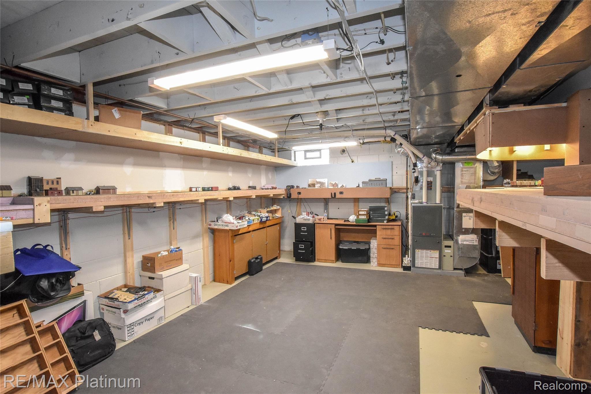 9050 Lee Road Brighton, MI 48116 - Photo 30 of 39 Lower Level Shop Area