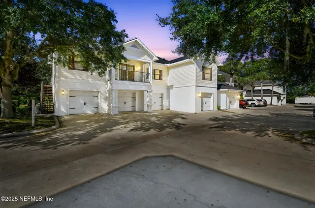 a view of a house with a door