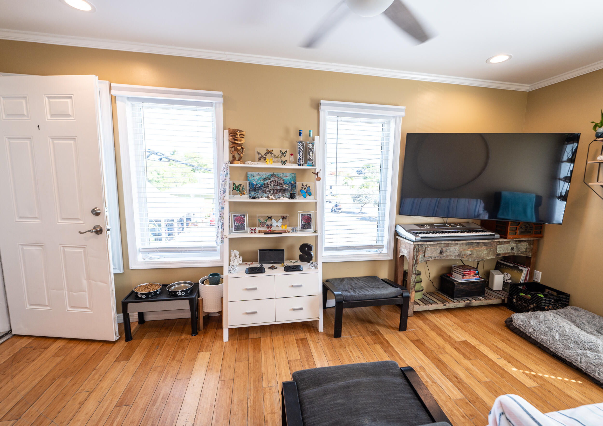 1124 Catherine Street, Unit 201 Key West, FL 33040 - Photo 9 of 21 a living room with furniture and a wooden floor