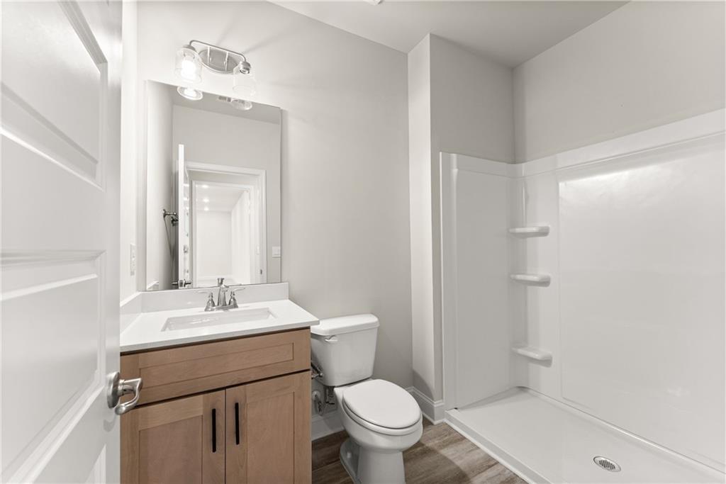 662 Forest Way Cornelia, GA 30531 - Photo 39 of 54 a bathroom with a sink toilet and shower
