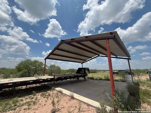 a backyard of a house