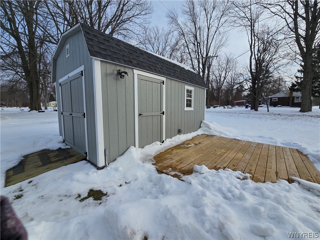 917 Sunset Beach Road Carlton, NY 14571 - Photo 23 of 27 12x14 shed with loft 2022