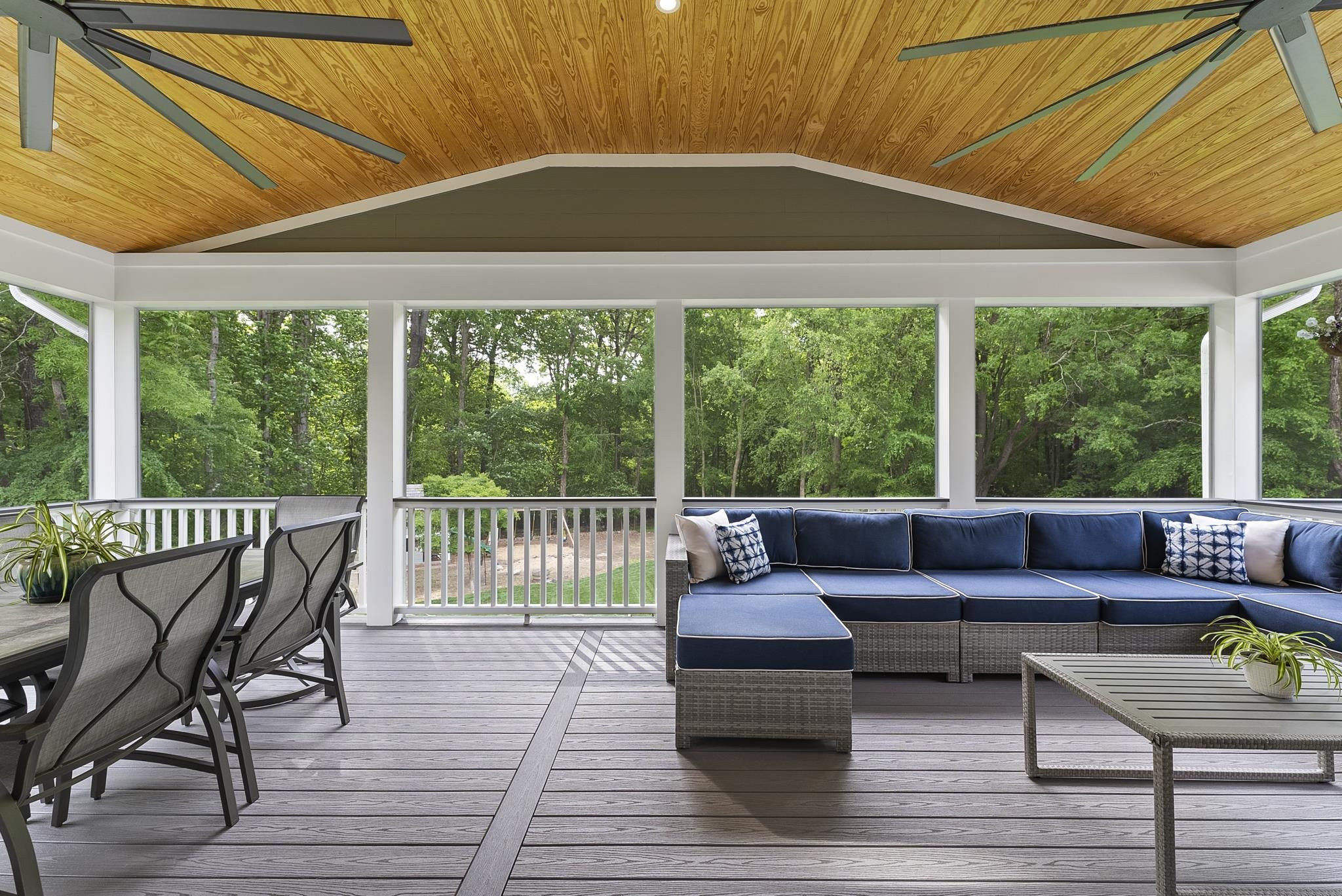 15 Otters Run Durham, NC 27712 - Photo 32 of 46 a outdoor living space with furniture and garden view