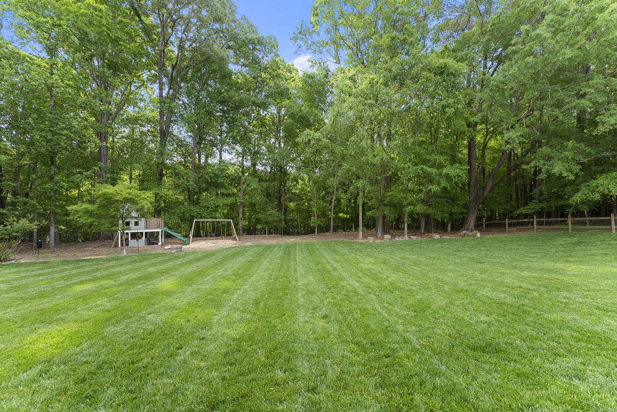 15 Otters Run Durham, NC 27712 - Photo 38 of 46 a view of a big yard with a small yard