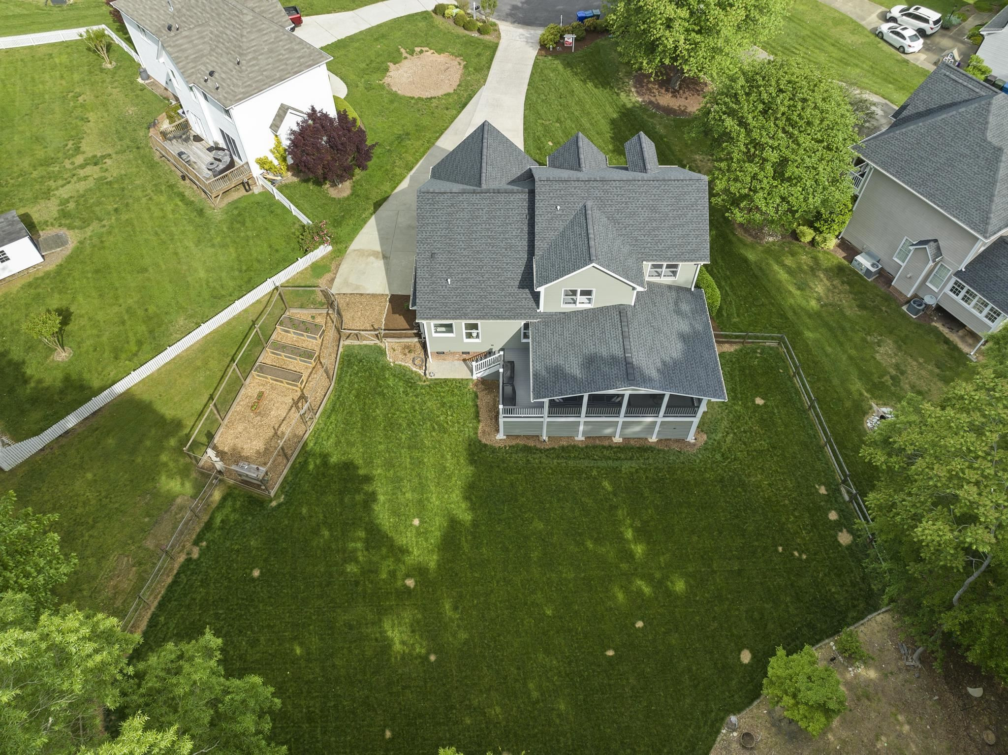 15 Otters Run Durham, NC 27712 - Photo 42 of 46 an aerial view of a house