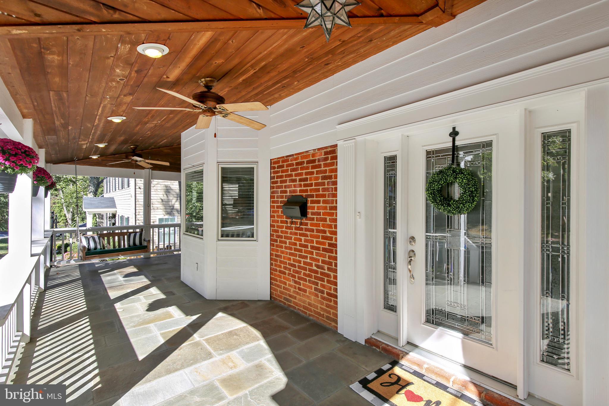 9929 Woodburn Road Silver Spring, MD 20901 - Photo 2 of 33 Gorgeous Front Porch with Porch Swing