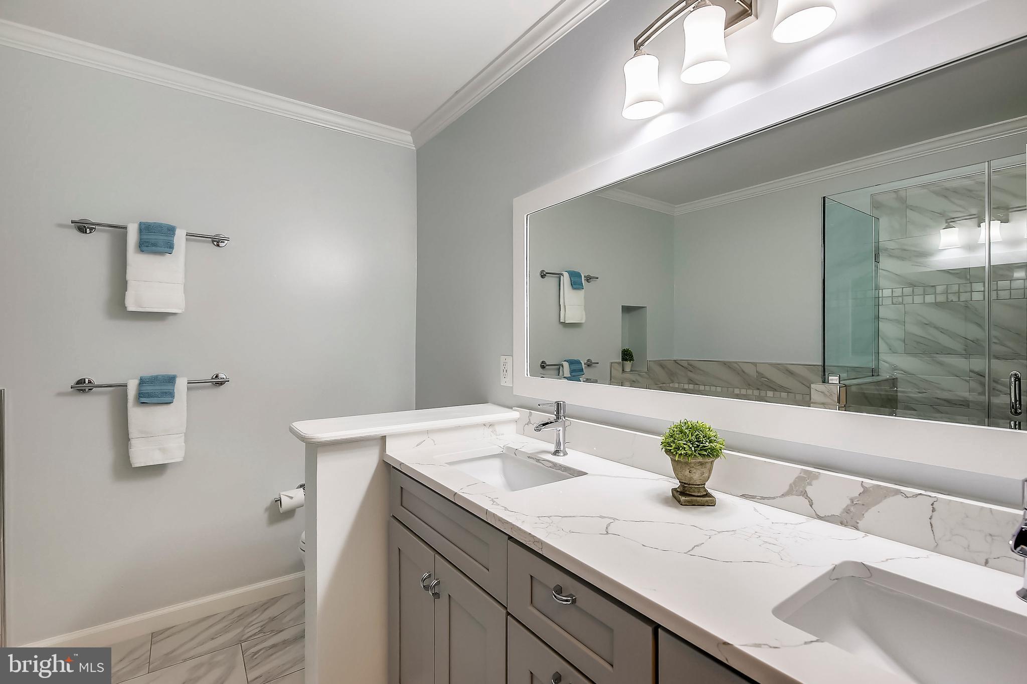 9929 Woodburn Road Silver Spring, MD 20901 - Photo 17 of 33 Quartz Countertops and new lighting