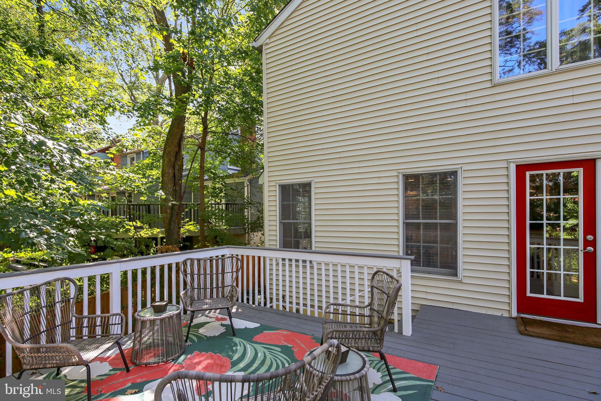 9929 Woodburn Road Silver Spring, MD 20901 - Photo 28 of 33 Large Deck off Family Room
