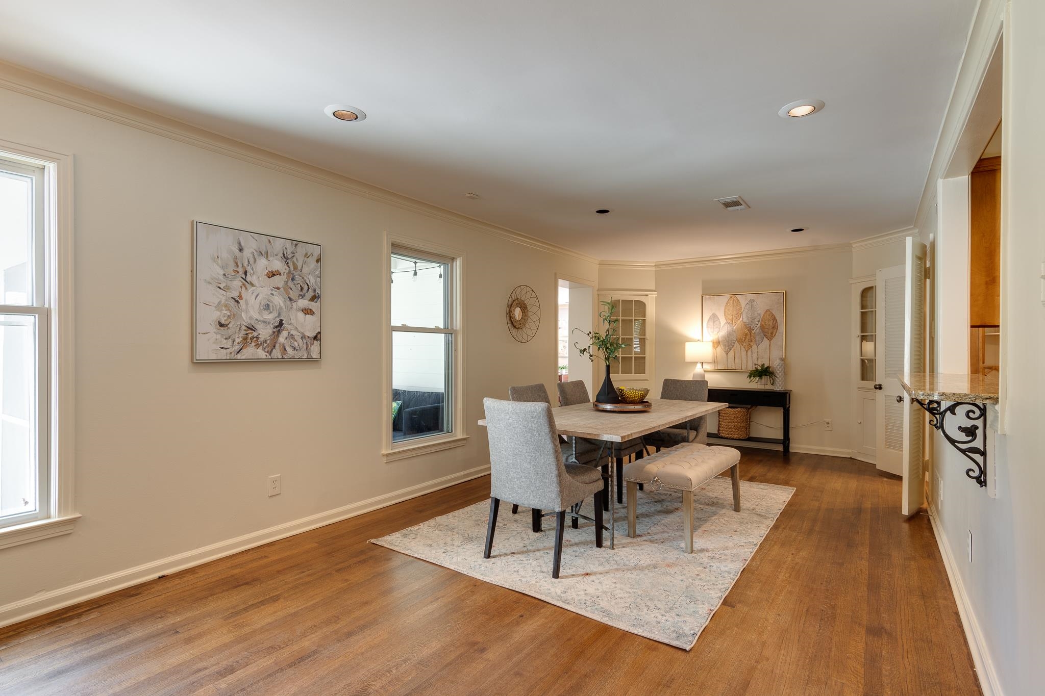 4978 Chickasaw Road Memphis, TN 38117 - Photo 10 of 28 a view of a dining room with furniture window and wooden floor