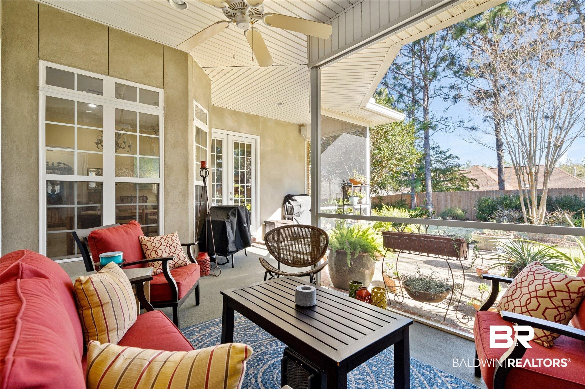 116 Easton Circle Fairhope, AL 36532 - Photo 28 of 47 Screened Back Porch
