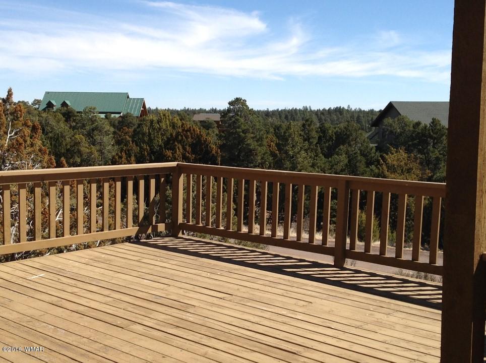 2972 Lodgepole Road Overgaard, AZ 85933 - Photo 13 of 41 a view of wooden balcony
