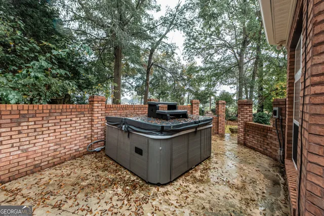 a view of entryway with wooden floor and stairs