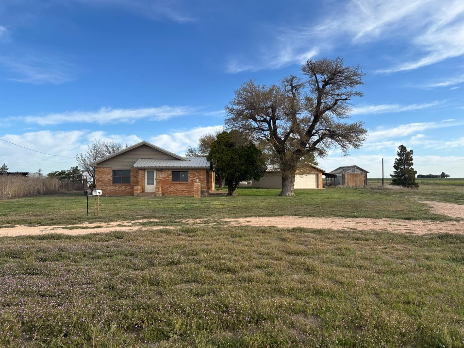621 County Road 280 Post, TX 79356 - Photo 6 of 17 a front view of a house with a yard