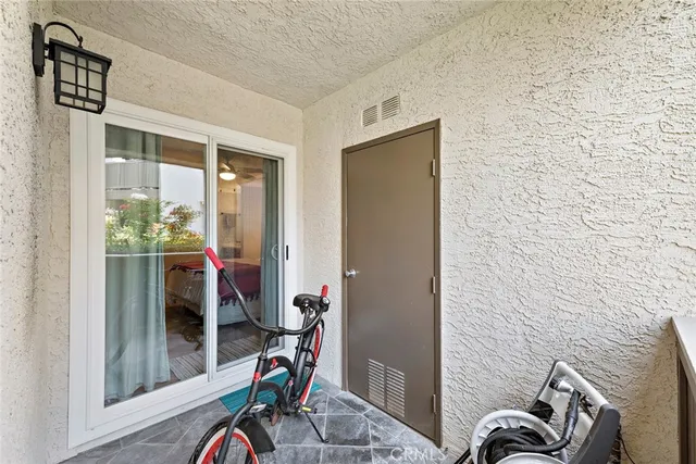 a view of storage and utility room