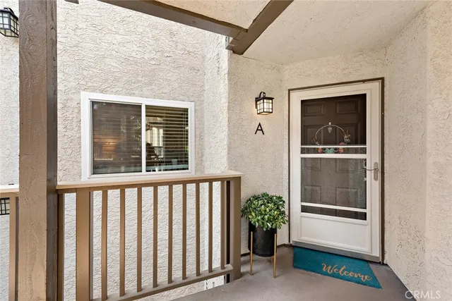 a view of front door