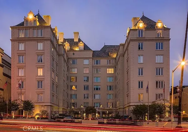 a front view of a building