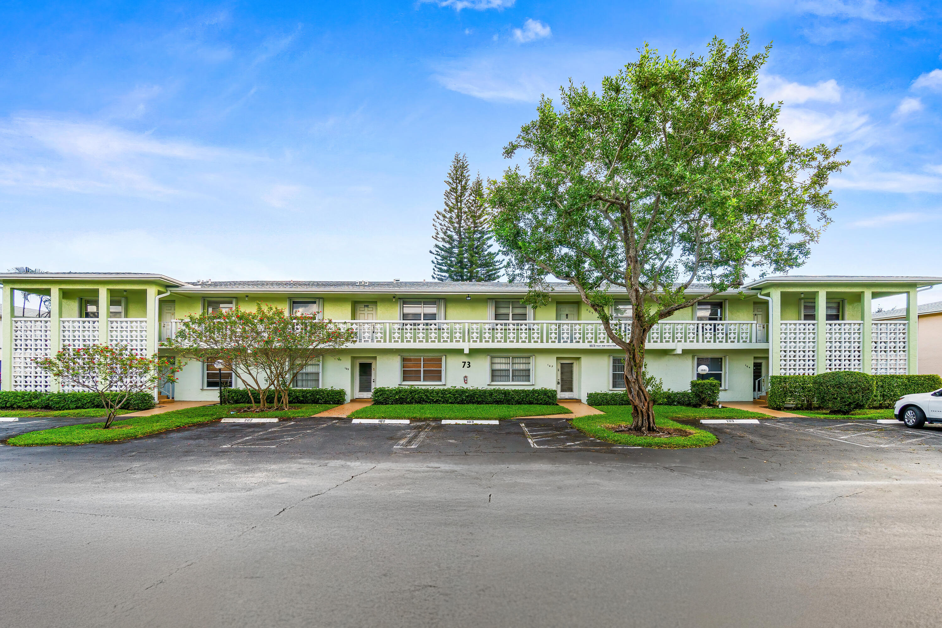 a view of an apartment with a apartment