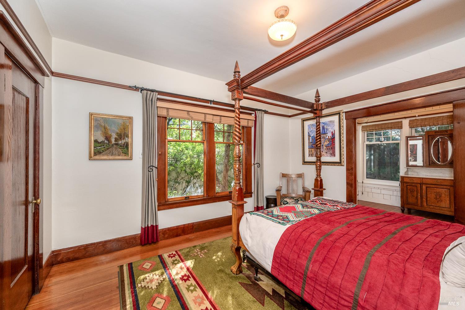 721 Spring Street Santa Rosa, CA 95404 - Photo 15 of 32 a spacious bedroom with a large bed and a large window