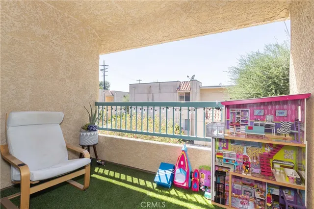 a view of a chairs in the roof deck