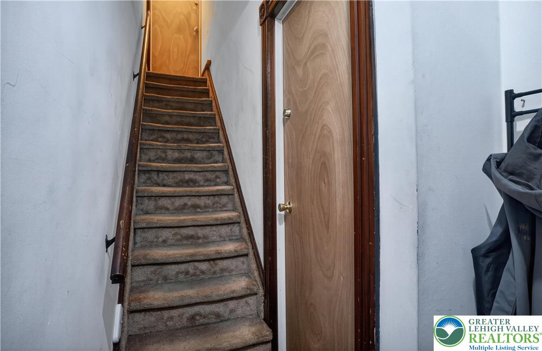 357 Main Road Lehighton, PA 18235 - Photo 18 of 38 a view of a hallway with wooden walls and entryway