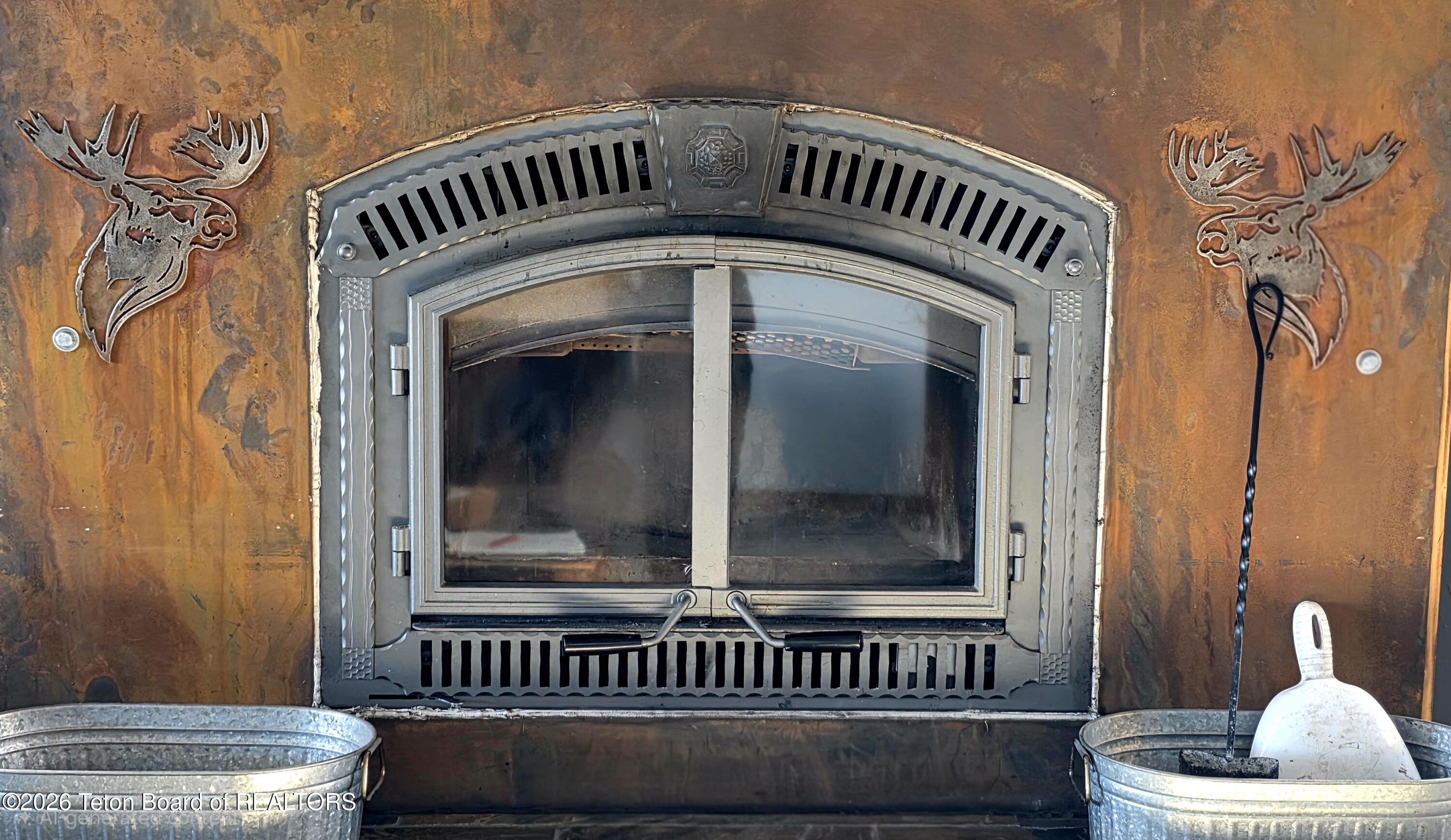 118 Upper Picnic Ridge Road Bondurant, WY 82922 - Photo 23 of 33 Fireplace