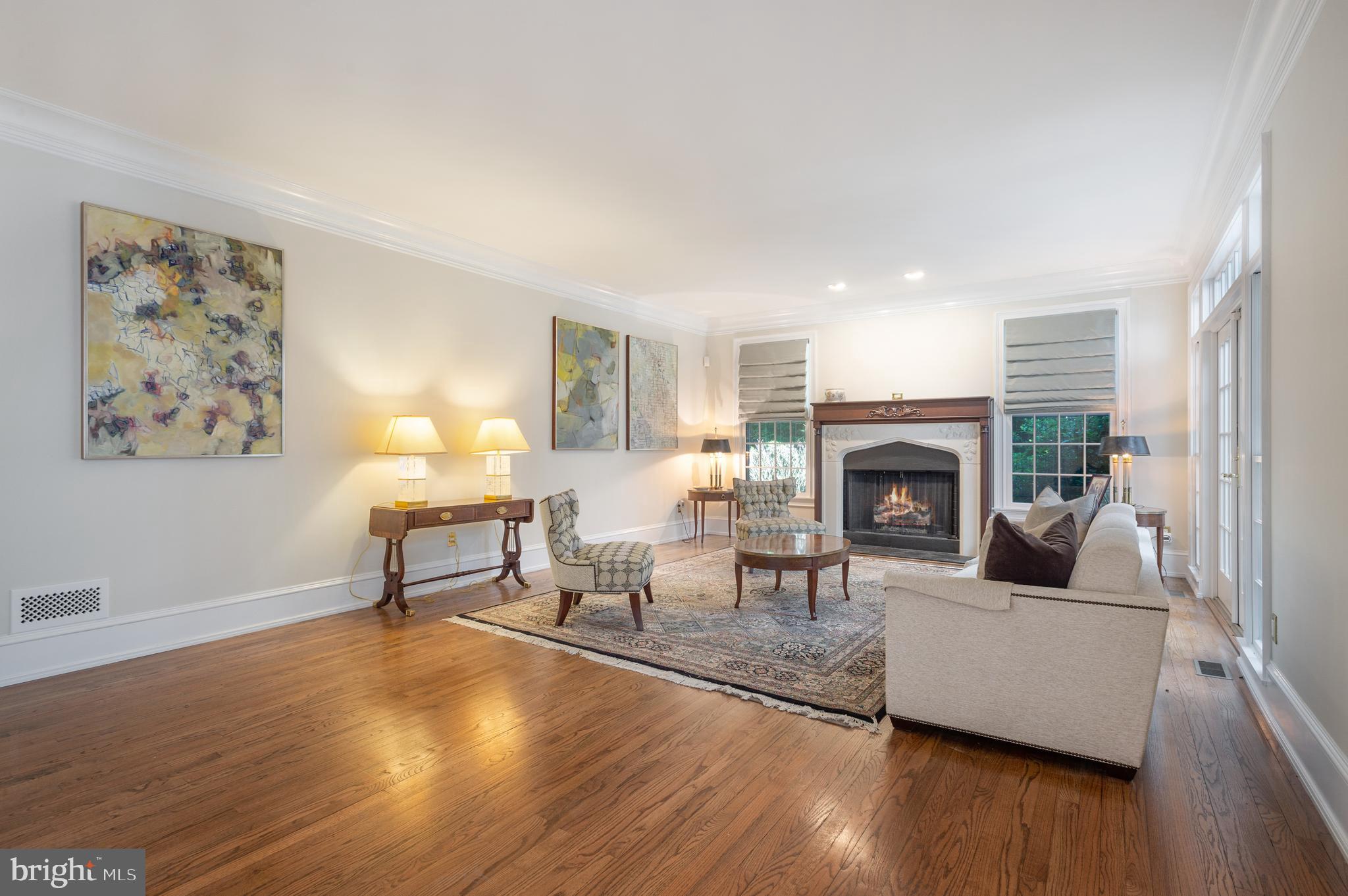 27 Grasmere Way Princeton, NJ 08540 - Photo 12 of 49 Living Room w Gas Fireplace