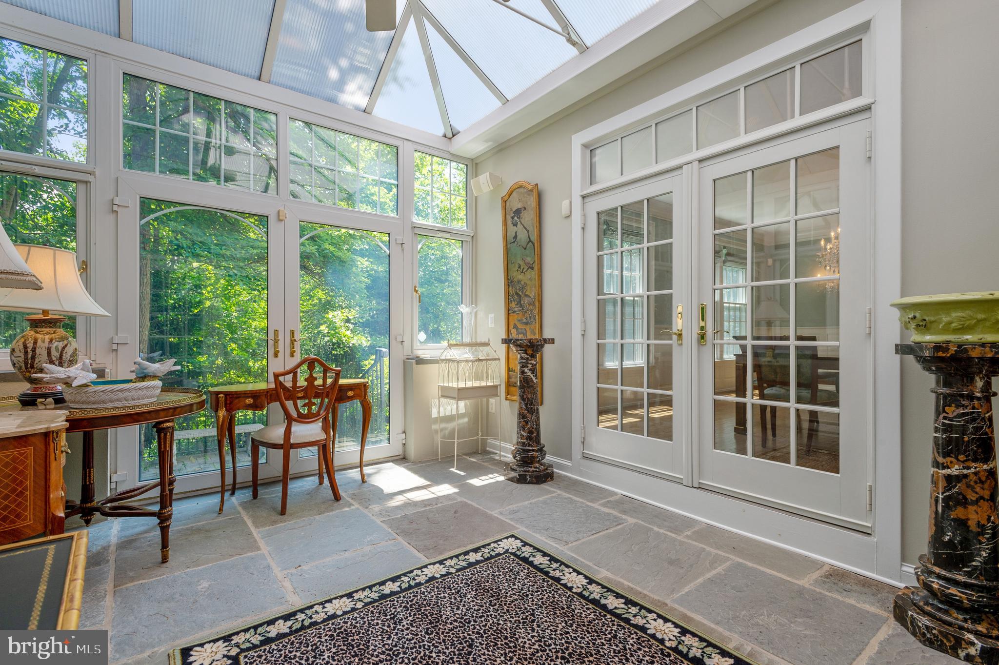 27 Grasmere Way Princeton, NJ 08540 - Photo 14 of 49 Conservatory w Dining Room & Living Room Entrance
